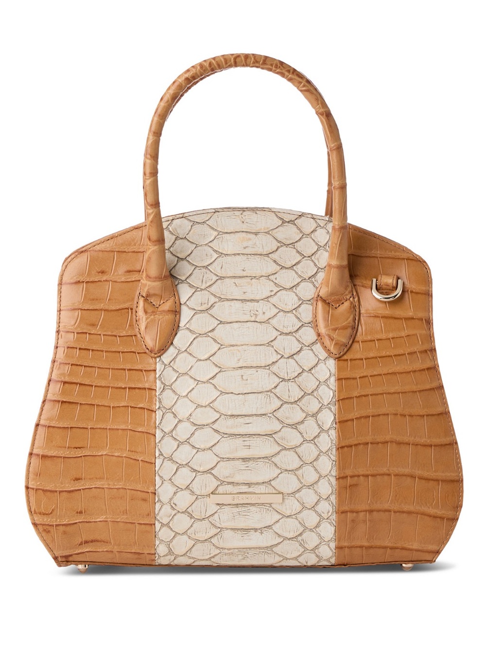 ‼️Brahmin Rosetta Medium Leather Satchel Handbag - Picture 1 of 13